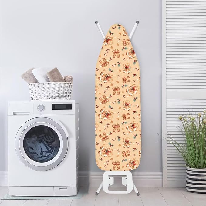Gingerbread Ironing Board Cover 15x54 Inch, Bowknot Iron Board Cover - Image 3
