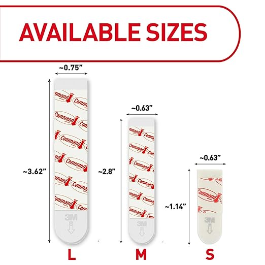 Command Indoor Medium Replacement Strips, 36 Strips, Damage-Free Wall Hanging - Image 9