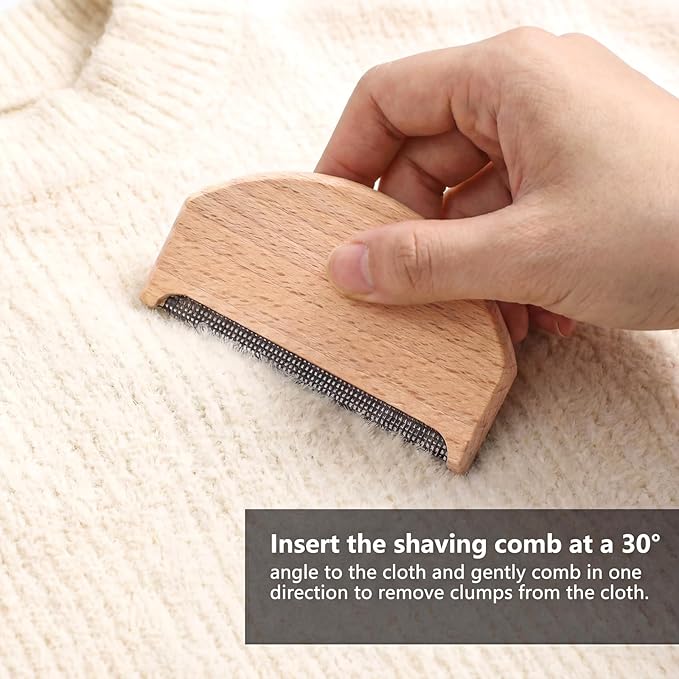 2PCS Cashmere Combs Sweater Comb to Remove Pilling, Manual Pilling Remover - Image 3