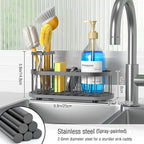 Kitchen Sink Caddy Organizer, Sponge Holder - Image 5