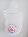 Small Mesh Hanging Laundry Hamper Basket, Mesh Hamper, Wall Dirty Clothes basket by Heng+happy