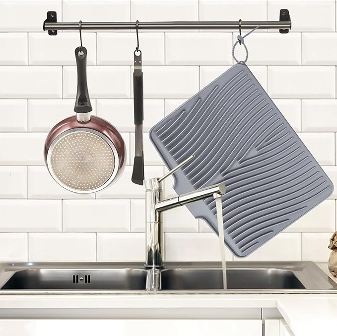 Silicone Dish Drying Mat, Stone Drying Mat - Image 5