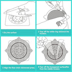 30 Pack Disposable Shower Drain Hair Catcher Shower Drain Mesh Stickers - Image 7