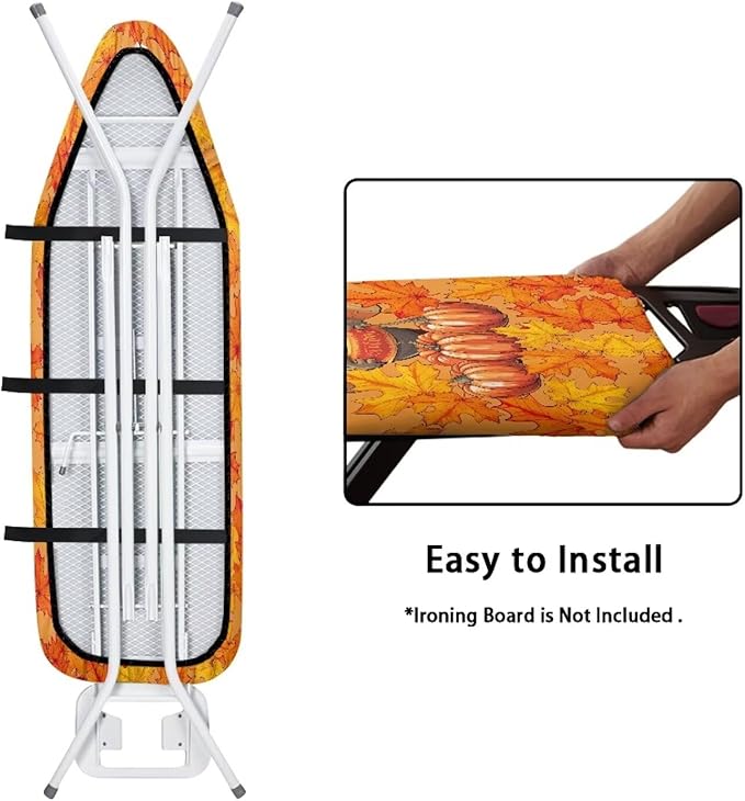 ZDCUSTOM Autumn Fall Ironing Board Cover 13x52 Inch Standard Ironing Board Cover - Image 3