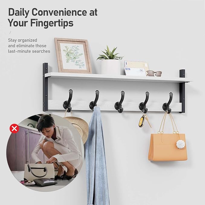 Tatub 29" Coat Rack Wall Mount - Image 7