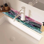 Green Purple Fluorite Dish Drying Mat - Image 2