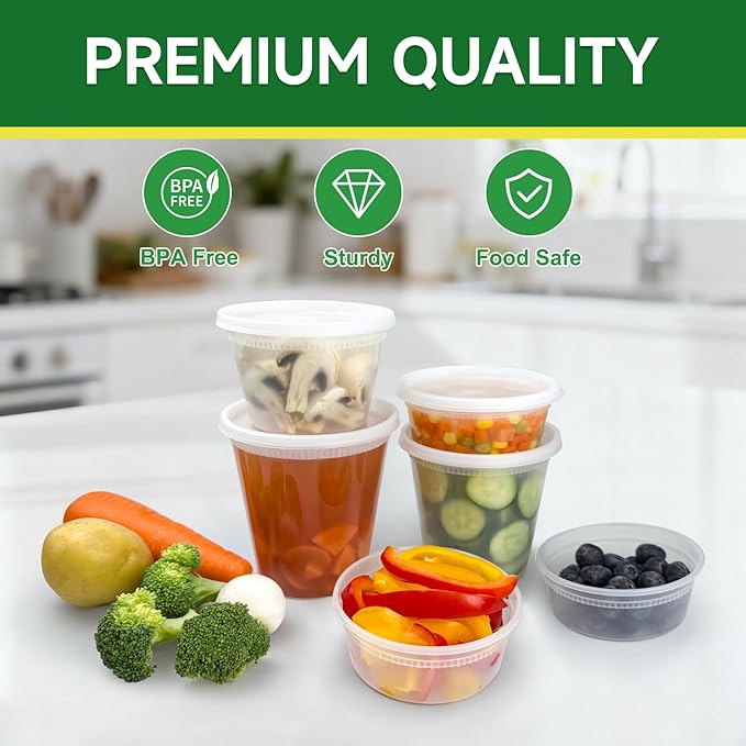 50 Set 32 oz Deli Containers - Image 3