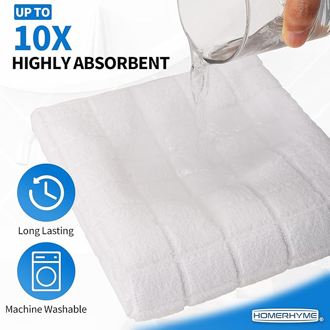 HOMERHYME Hand Towels for Bathroom, 24 Pack 25''*15'' Microfiber Bath Hand - Image 4