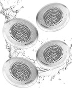Sink Drain Strainer, Reversible Easy Clean Mesh Sink Strainer by Wokdada