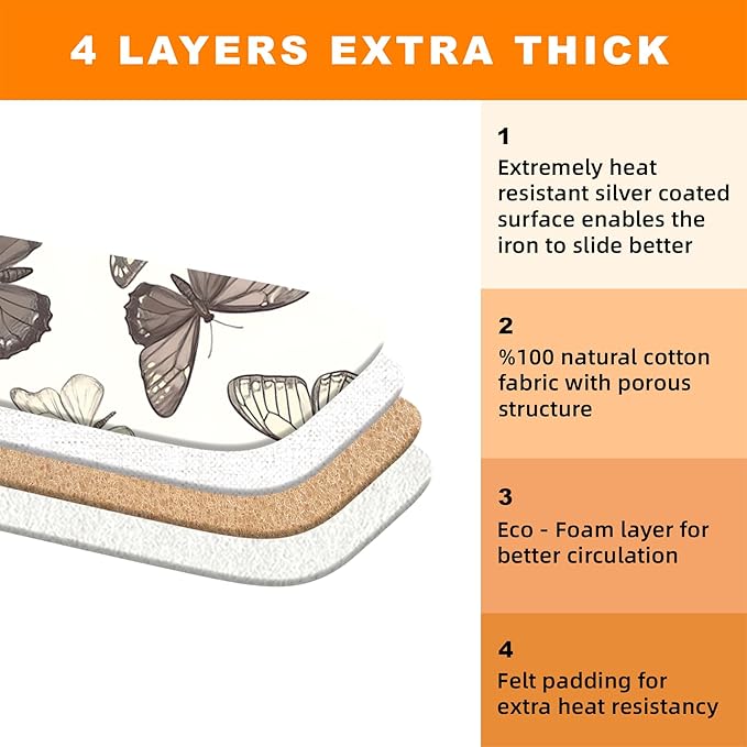 Ironing Board Cover 15x54 Inch- Standard Cotton Cover - Image 4