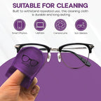 Eyeglass Cleaner Cloth 4 Pack, Eye Glasses Cleaner Wipes, Lens Cleaner - Image 4