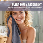 4 Pack Hand Towels, Microfiber Coral Velvet Highly Absorbent Towels - Image 3