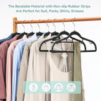 30 Pack Non-Slip Clothes Hangers - Image 3