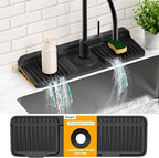 14.6 inch Faucet Mat for Kitchen Sink Splash GuardKitchen Sink Faucet Mat - Image 8