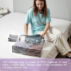 5PACK Clear Zippered Storage Bags - Image 8