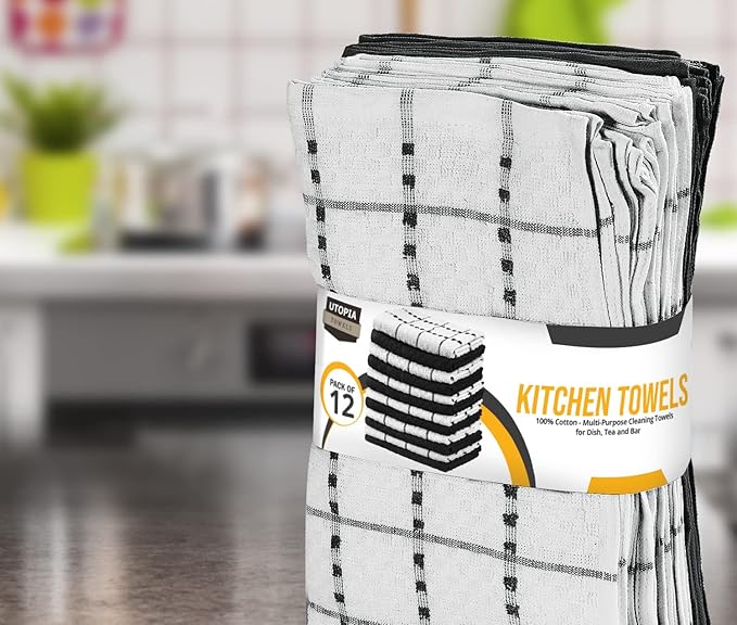 Utopia Towels - Kitchen Towels 12 Pack, 15 x 25 Inches, 100% Ring Spun Cotton - Image 6