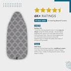 Encasa XO Ironing Board Cover and Pad 54"x18" - Image 5