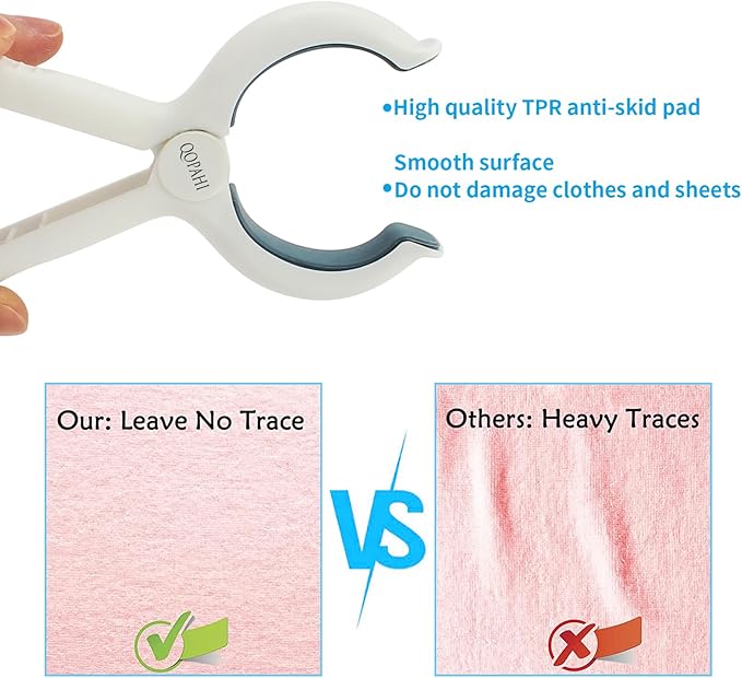 Beach Towel Clips for Beach Chairs Cruise, Strong Grip Clothes Pins Non-Slip - Image 3