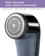 Ruidla Fabric Shaver Defuzzer, Electric Lint Remover, Rechargeable Sweater - Image 4