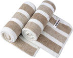 KinHwa Microfiber Hand Towels for Bathroom Soft and Absorbent Face Towels Brown by KinHwa