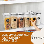 Cereal Containers Storage Set, Cereal Dispensers - Image 7