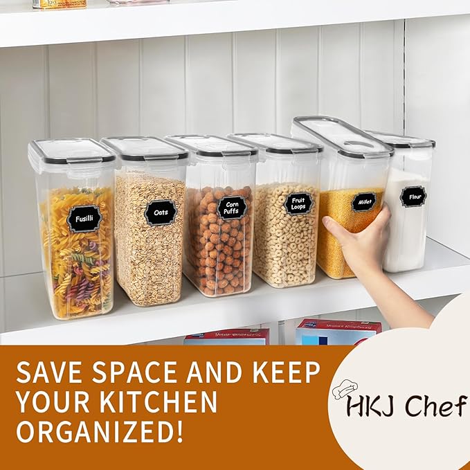 Cereal Containers Storage Set, Cereal Dispensers - Image 7