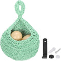 uxcell Hanging Fruit Baskets for Kitchen, Hand-Woven Wall Hanging Storage Jute by uxcell
