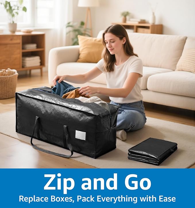6 Pack Heavy Duty Moving Bags - Image 3