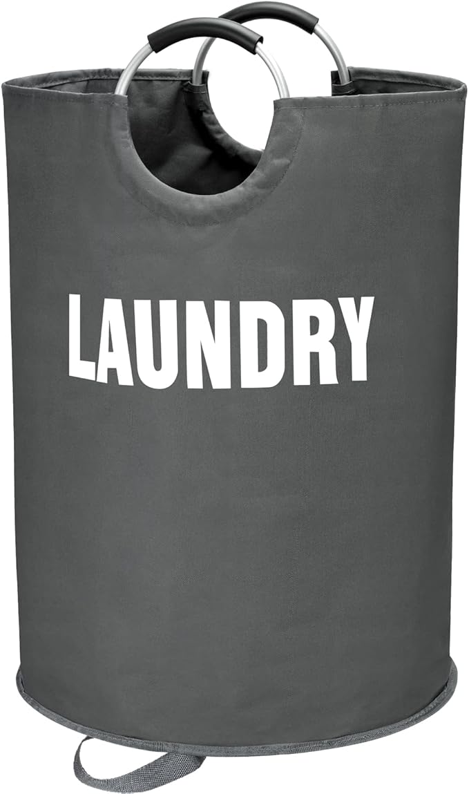 160L XX-Large Laundry Basket, Freestanding Tall Clothes Hamper, Collapsible by Maxsilan