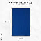 Encasa XO Kitchen Dish Towels Set | Multicolor | Waffle Weave and Flat Hand Tea - Image 6