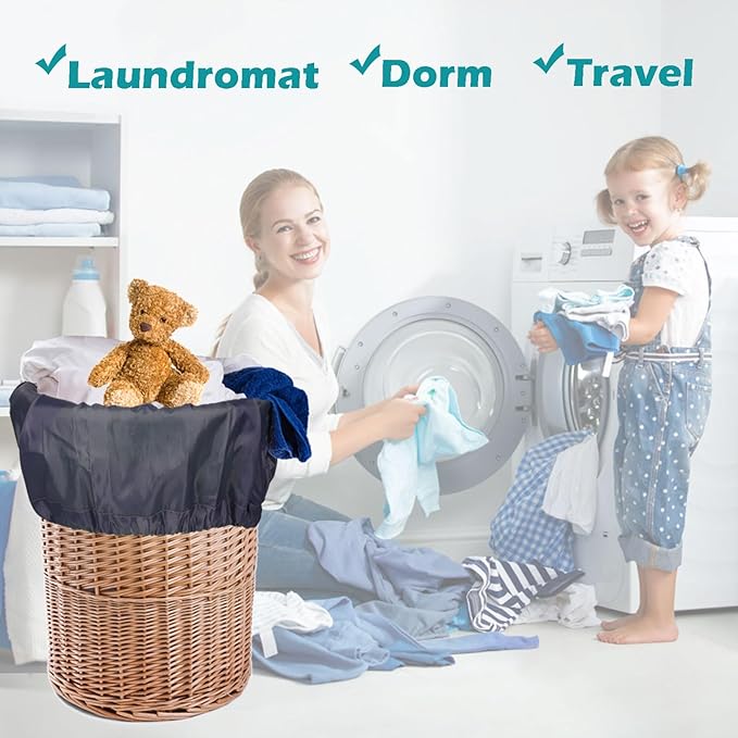 Heavy Duty Laundry Bag 2 Pack XL Nylon Laundry Bags - Image 5
