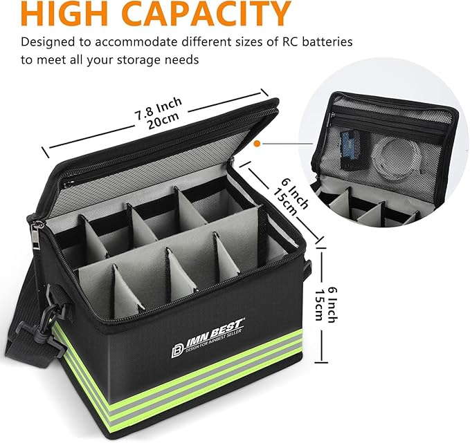 Lipo Safe Bag Fireproof, Explosion-proof Bag, Large Capacity, Fireproof Safe - Image 8