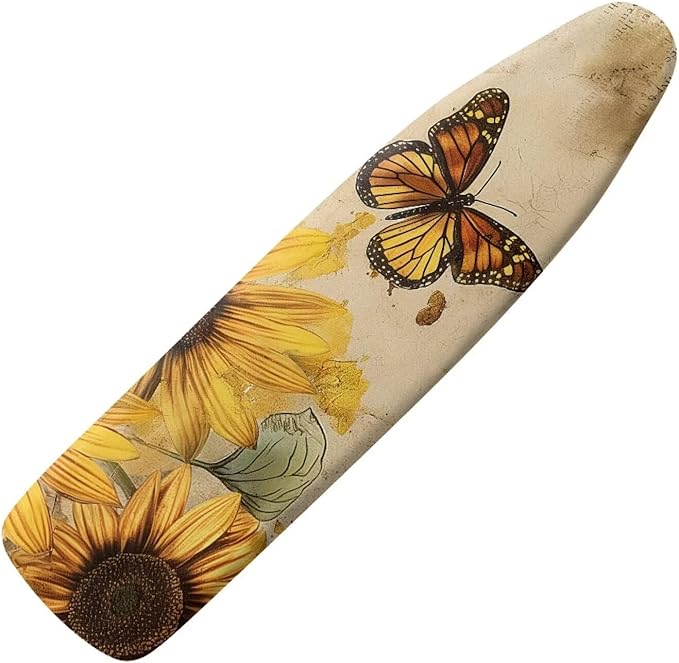 Sunflower Butterfly Easy Installation 15x54 Ironing Board Cover and Pad and by Hinthetall
