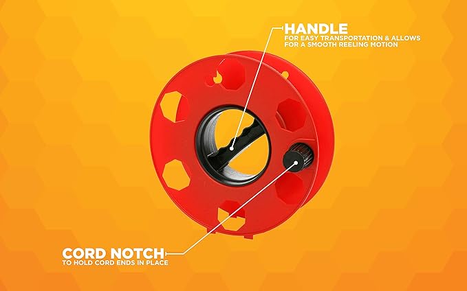 Woods Heavy Duty Cord Storage Wheel - Image 4