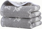 2 Pack Decorative Maple Leaf Hand Towels Cotton, Soft Highly Absorbent Bathroom by Zuorery