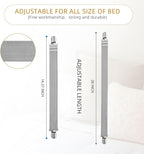8Pcs Adjustable Bed Sheet Straps Clips, Elastic Mattress Sheet Fasteners Holder - Image 6