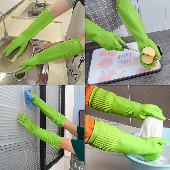 Reusable Rubber Cleaning Gloves - Image 3