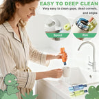 3 in 1 Cup Lid Gap Cleaning Brush, Portable Water Bottle Brush, Bottle Gaps - Image 2