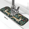Christmas Kitchen sink faucet pad, strong water absorption, anti slip, very by Unknown