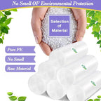 3 Gallon 120pcs Small Clear Trash BagsPlastic Strong Clear Garbage Bags - Image 6