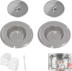 2pcs Sink Strainer for Most Kitchen Sinks Drain, Upgrade Stainless Steel by Unknown
