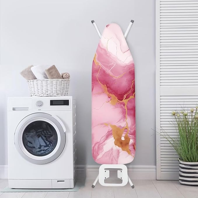 Pink Marble Ironing Board Cover Extra Iron Board Cover Protector Novelty Gifts - Image 3
