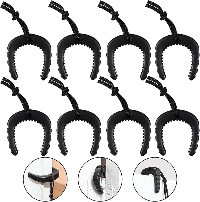8 Pcs First Responder Door Stops Tactical Police Door Stopper Jam by Briwooody