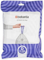 Brabantia PerfectFit Trash Bags Thick Plastic Trash Can Liners by BrabantiaUSA