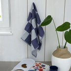 sea me at home Kitchen Towels, French Jacquard 100% Cotton Gingham Check Tea - Image 5