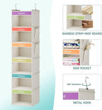 YOUDENOVA 6-Shelf Weekly Hanging Closet Organizer, Weekly Clothes Organizers - Image 4