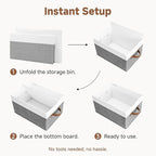 StorageWorks Fabric Shelf Baskets, Closet Organizers and Storage Basket - Image 9