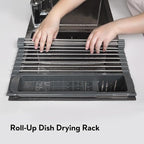Roll Up Dish Drying Rack Over The Sink, 304 Stainless Stee Dish Drainer - Image 5