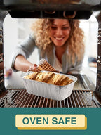 60 Pack 6x3.5x2 Disposable Aluminum Loaf Pans - Image 5
