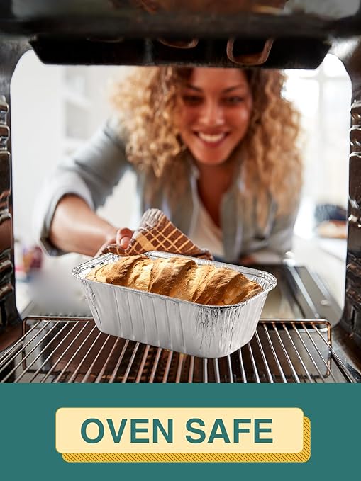 60 Pack 6x3.5x2 Disposable Aluminum Loaf Pans - Image 5